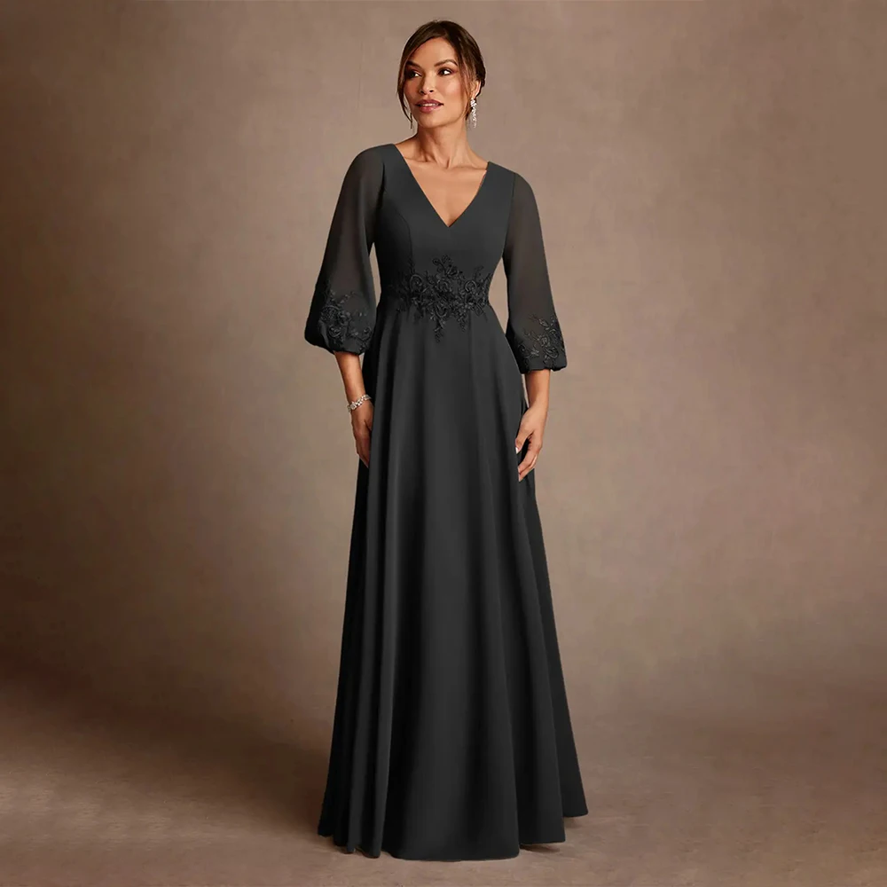 Платье для матери невесты 2025 Элегантное платье с V-образным вырезом и аппликацией трапециевидной формы с рукавами 3/4, платья для матери невесты, свадебные платья для гостей, вечерние платья для мамы
Платье для матери невесты 2025 Элегантное платье с V-образным вырезом и аппликацией трапециевидной формы с рукавами 3/4, платья для матери невесты, свадебные платья для гостей, вечерние платья для мамы
