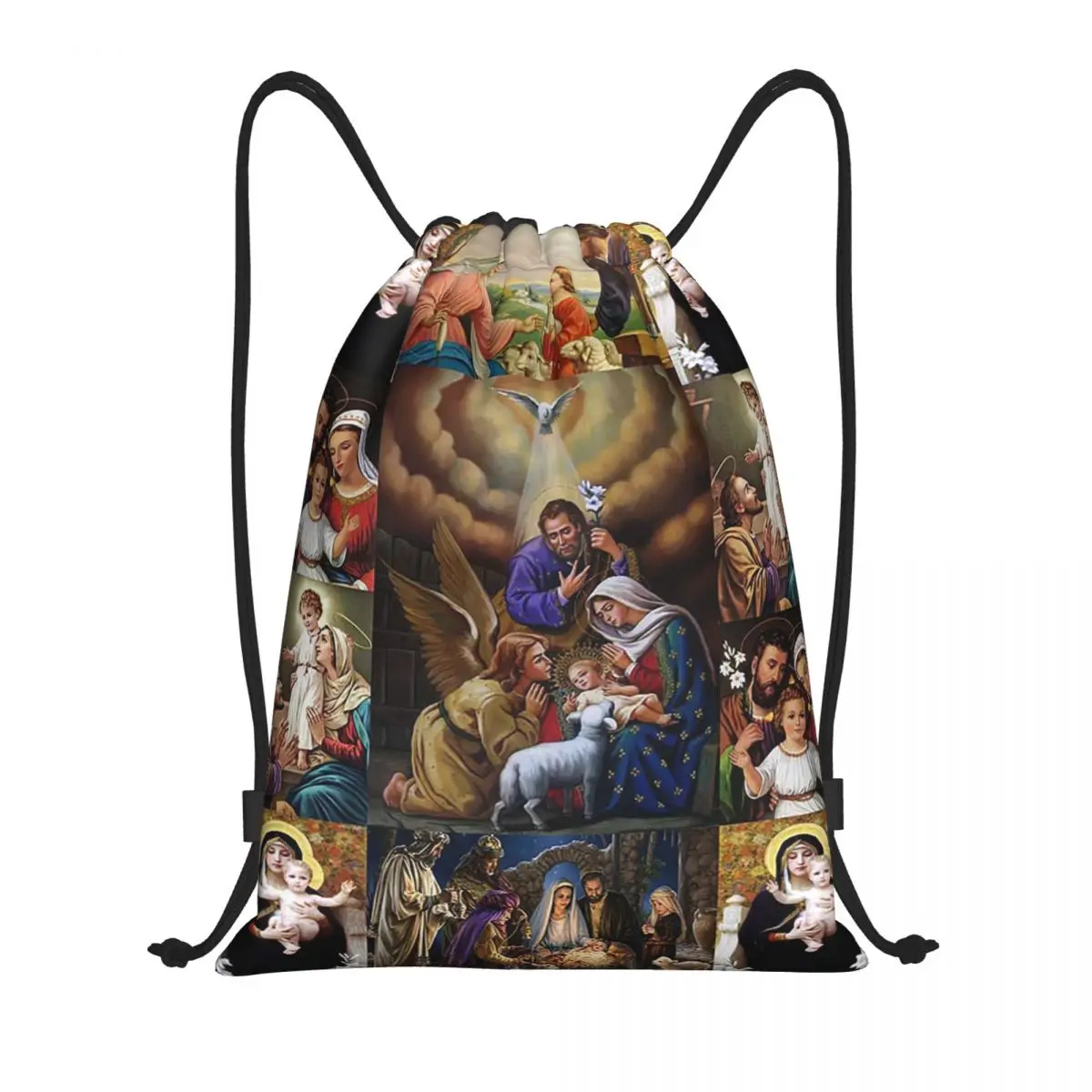 Virgin Mary Christian Backpack Drawstring Football Bags Gym Bag Our Lady Of Guadalupe String Sackpack for Working Out
Virgin Mary Christian Backpack Drawstring Football Bags Gym Bag Our Lady Of Guadalupe String Sackpack for Working Out
