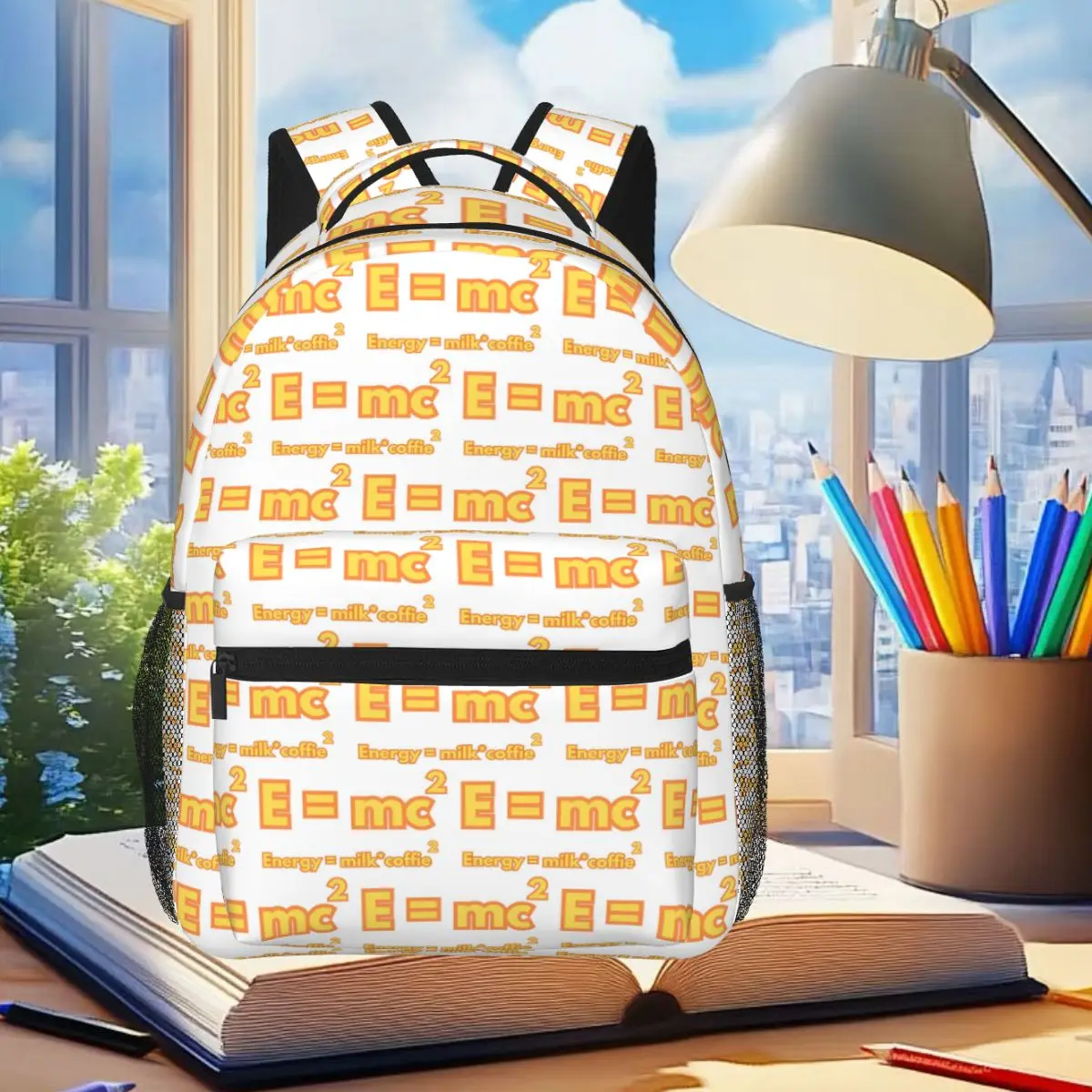 E = Mc2 Funny Physics Design Backpack Student Boys Girls BookBag Kids School Bag Computer Shoulder Bags for Men Women
E = Mc2 Funny Physics Design Backpack Student Boys Girls BookBag Kids School Bag Computer Shoulder Bags for Men Women