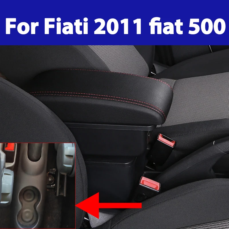 For fiat 2011 500 Center Console Storage Box Black PU Leather Armrest Organizer Interior Design Car Accessories
For fiat 2011 500 Center Console Storage Box Black PU Leather Armrest Organizer Interior Design Car Accessories