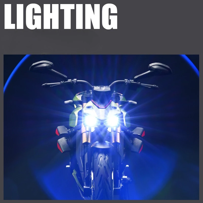 Ducati V4S Alloy Motorcycle superbike Model sound light toy Simulation 1/12 Alloy Toy Vehicle Birthday Gift Collection Decor
Ducati V4S Alloy Motorcycle superbike Model sound light toy Simulation 1/12 Alloy Toy Vehicle Birthday Gift Collection Decor