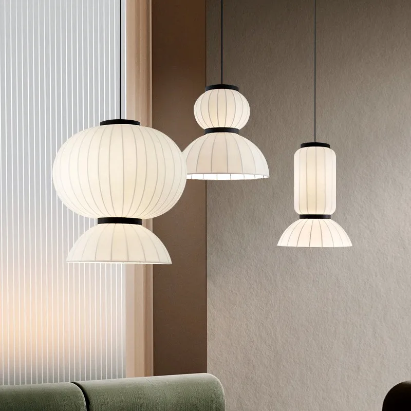 Minimalist Silk Led Restaurant Pendant Light Living Room Wabi Sabi Chandelier B&B Dining Room Bedroom Loft Hanging Lamp Fixtures
Minimalist Silk Led Restaurant Pendant Light Living Room Wabi Sabi Chandelier B&B Dining Room Bedroom Loft Hanging Lamp Fixtures