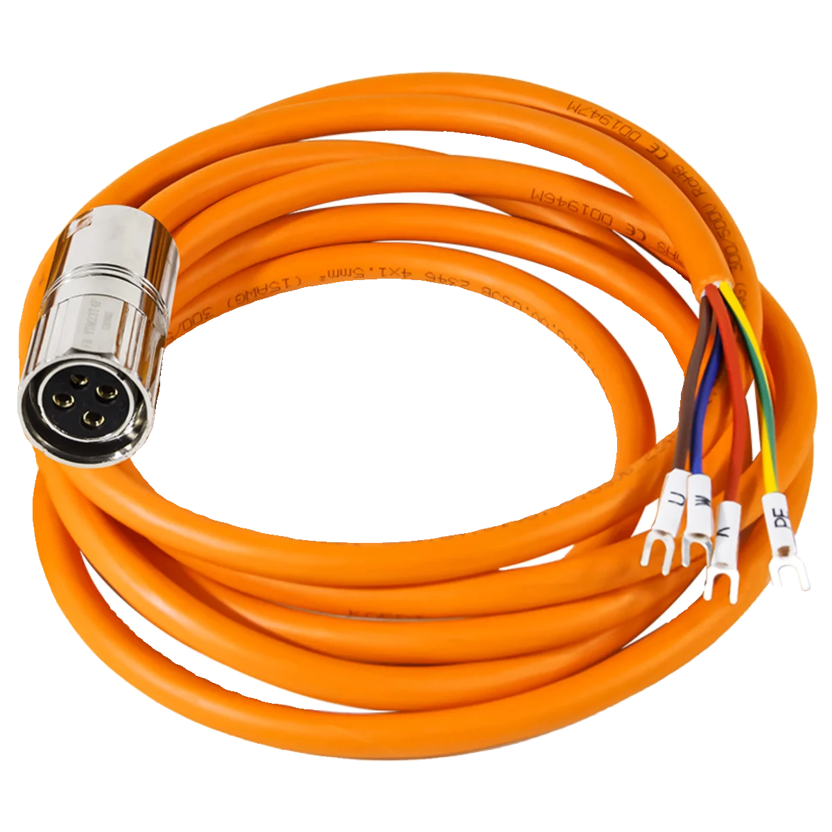 Huada Servo Motor Power Line/Power Line Motor Cable 4-Core Servo Motor Encoder Wire
Huada Servo Motor Power Line/Power Line Motor Cable 4-Core Servo Motor Encoder Wire
