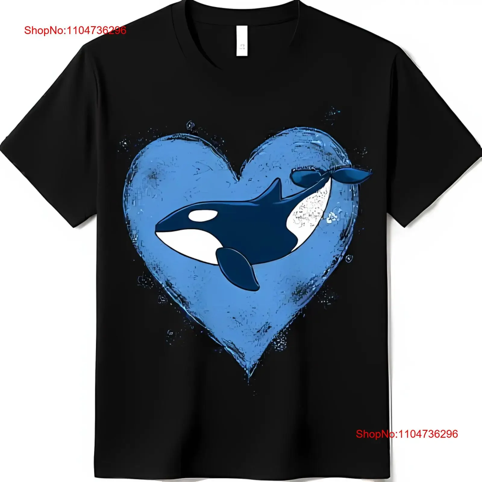 Стильная черная футболка с голубым сердцем Orca Whale, винтажная, слегка, унисекс, универсальная, для дома, растянутая, удобная
Стильная черная футболка с голубым сердцем Orca Whale, винтажная, слегка, унисекс, универсальная, для дома, растянутая, удобная