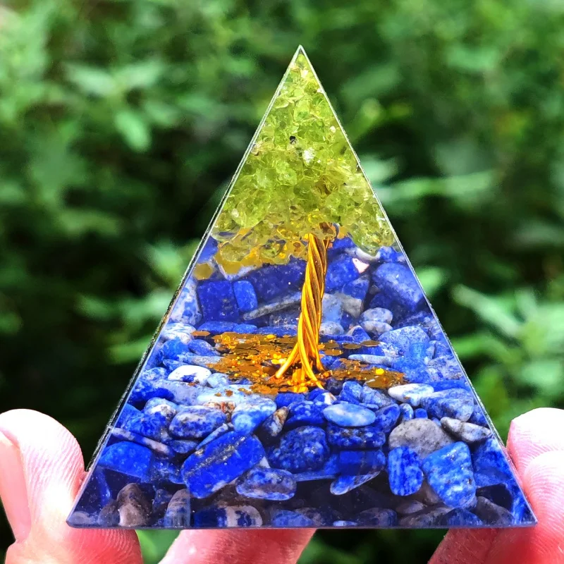 Ogen Energy Crystal Ball Gravel Pyramid Home Crafts Resin Decorations Desktop Decoration Dream Come True
Ogen Energy Crystal Ball Gravel Pyramid Home Crafts Resin Decorations Desktop Decoration Dream Come True