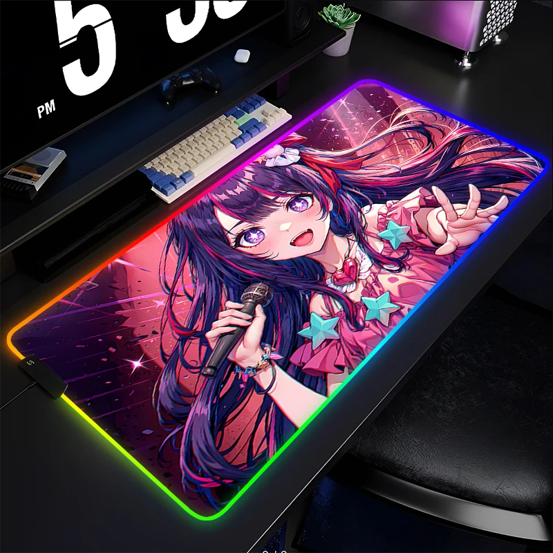 Mouse Pad Rubber Kawaii Table Gamer Desk Mat RGB Computer Oshi No Ko Keyboard Pad LED Laptop Gaming Accessories Carpet Mousepad
Mouse Pad Rubber Kawaii Table Gamer Desk Mat RGB Computer Oshi No Ko Keyboard Pad LED Laptop Gaming Accessories Carpet Mousepad