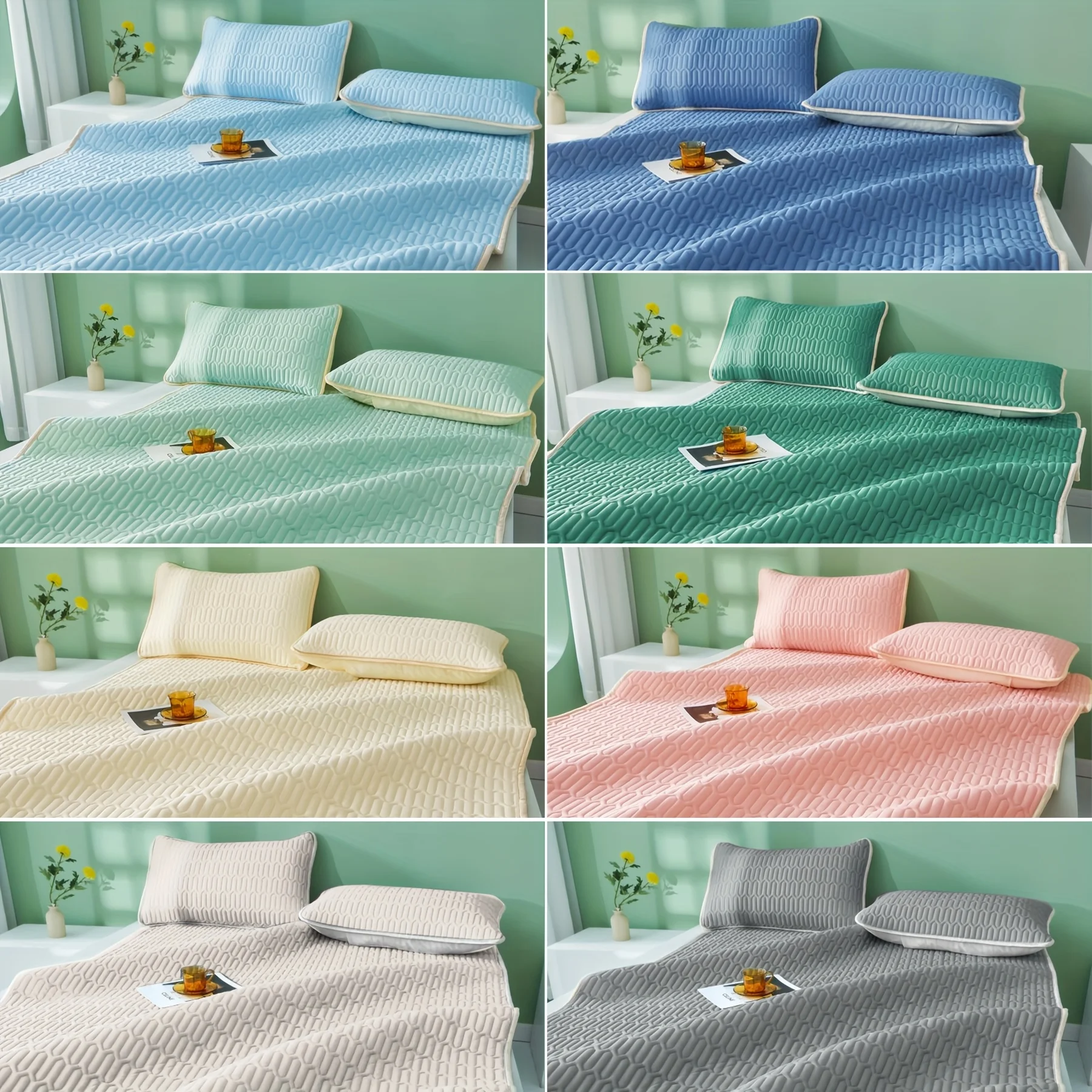 1 Soft and Cool Solid-colour Breathable Latex Summer Mat, Comfortable Against The Skin and Machine Washable for Students
1 Soft and Cool Solid-colour Breathable Latex Summer Mat, Comfortable Against The Skin and Machine Washable for Students