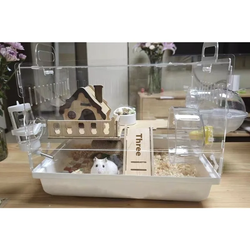 Легко чистящаяся прозрачная клетка для хомяка, большой роскошный виллочный домик с полным набором товаров для домашних животных для золотистого сирийского хомяка и декора
Легко чистящаяся прозрачная клетка для хомяка, большой роскошный виллочный домик с полным набором товаров для домашних животных для золотистого сирийского хомяка и декора