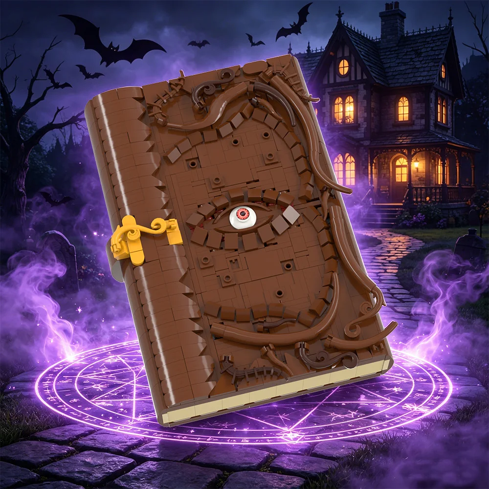MOC Hocus Pocus Spellbook Building Blocks: Fantasy Movie Witch Prop Magic Book Bricks Toy Adult Gift
MOC Hocus Pocus Spellbook Building Blocks: Fantasy Movie Witch Prop Magic Book Bricks Toy Adult Gift