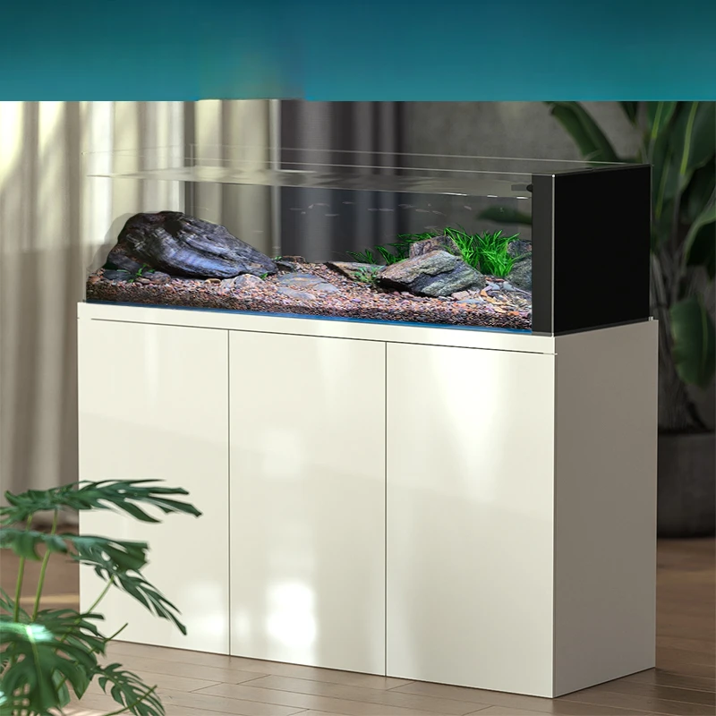 Stream tank fish tank living room large floor-to-ceiling double-layer glass ecological aquarium filter ultra-white household
Stream tank fish tank living room large floor-to-ceiling double-layer glass ecological aquarium filter ultra-white household