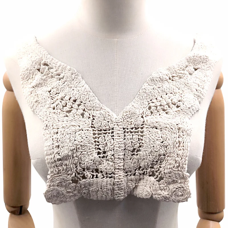 10Pcs Cotton Embroidery DIY Front Lace Collar Fabric Sewing Ribbon Trim Applique Neckline Cloth Women Dresses Decor
10Pcs Cotton Embroidery DIY Front Lace Collar Fabric Sewing Ribbon Trim Applique Neckline Cloth Women Dresses Decor