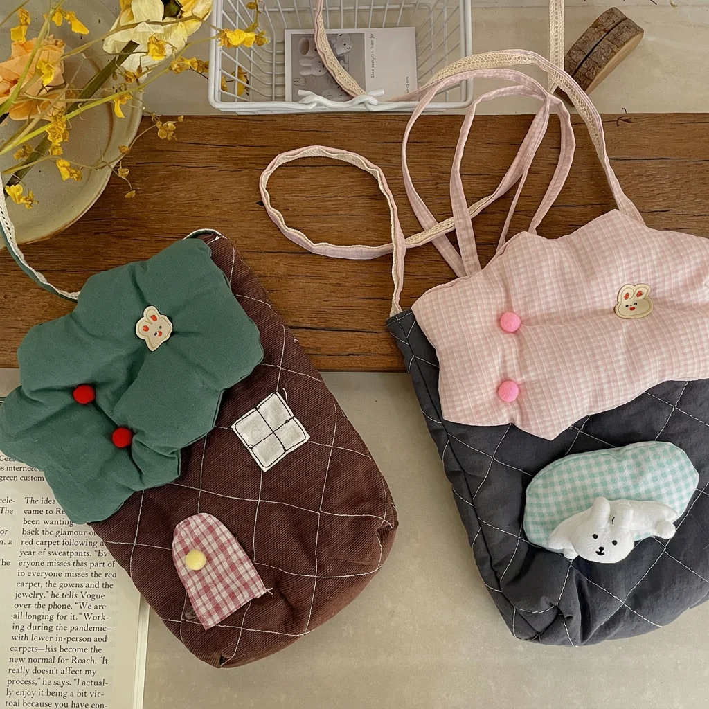Cute Cartoon Bag Decorative Children Storage Bag Children Shoulder Bag Korean For School Daily Accessory Shopping
Cute Cartoon Bag Decorative Children Storage Bag Children Shoulder Bag Korean For School Daily Accessory Shopping