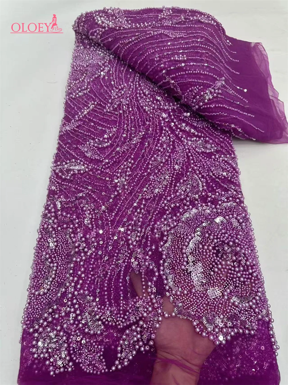 Latest Hot Sale Fashion Africa Lace Fabric High Quality Handmade Embroidery Lace With Beads Sequins Party For Wedding Dress
Latest Hot Sale Fashion Africa Lace Fabric High Quality Handmade Embroidery Lace With Beads Sequins Party For Wedding Dress
