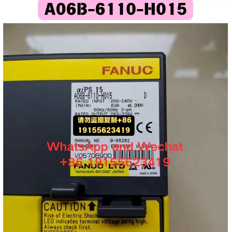 Б/у оригинальные разобранные детали A06B-6110-H015. Функциональный тест драйвера пройден. Быстрая доставка.
Б/у оригинальные разобранные детали A06B-6110-H015. Функциональный тест драйвера пройден. Быстрая доставка.