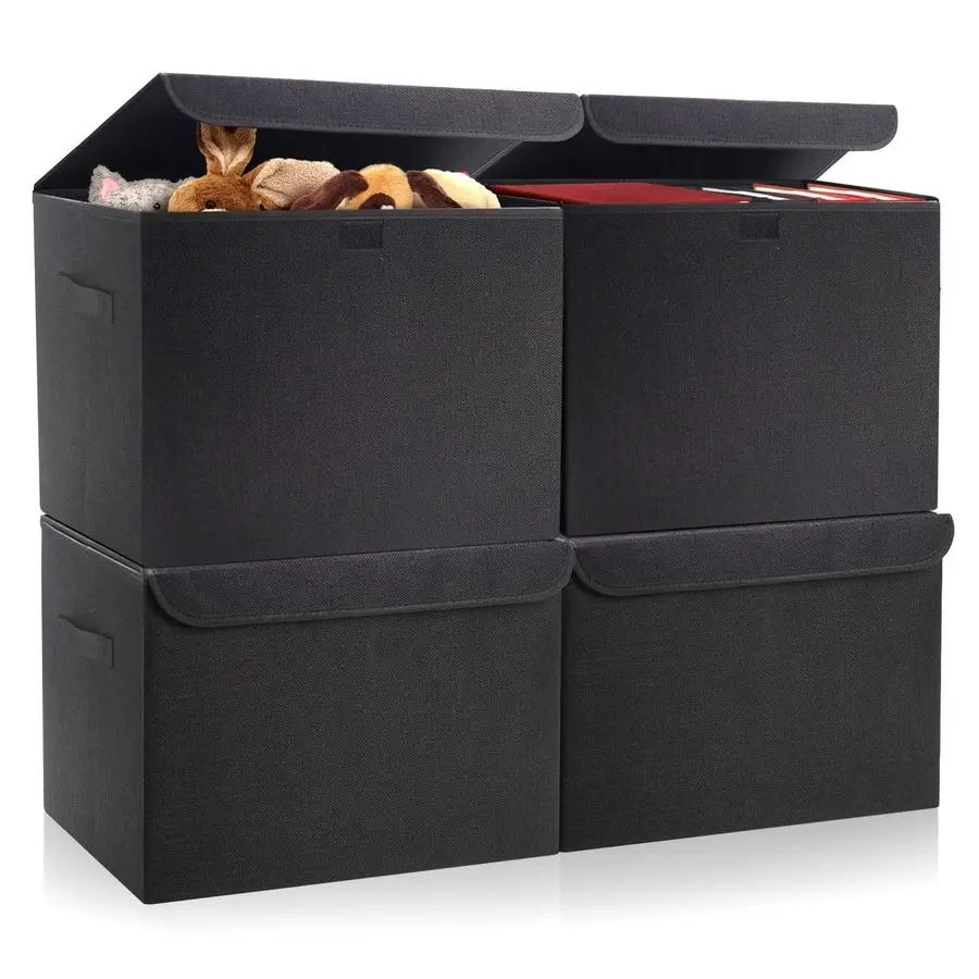 22 Quart Linen Fabric Foldable Storage Bin Cube Organizer Basket with FlipTop Lid amp Handles, Clothes Blanket Box for Home, Off
22 Quart Linen Fabric Foldable Storage Bin Cube Organizer Basket with FlipTop Lid amp Handles, Clothes Blanket Box for Home, Off