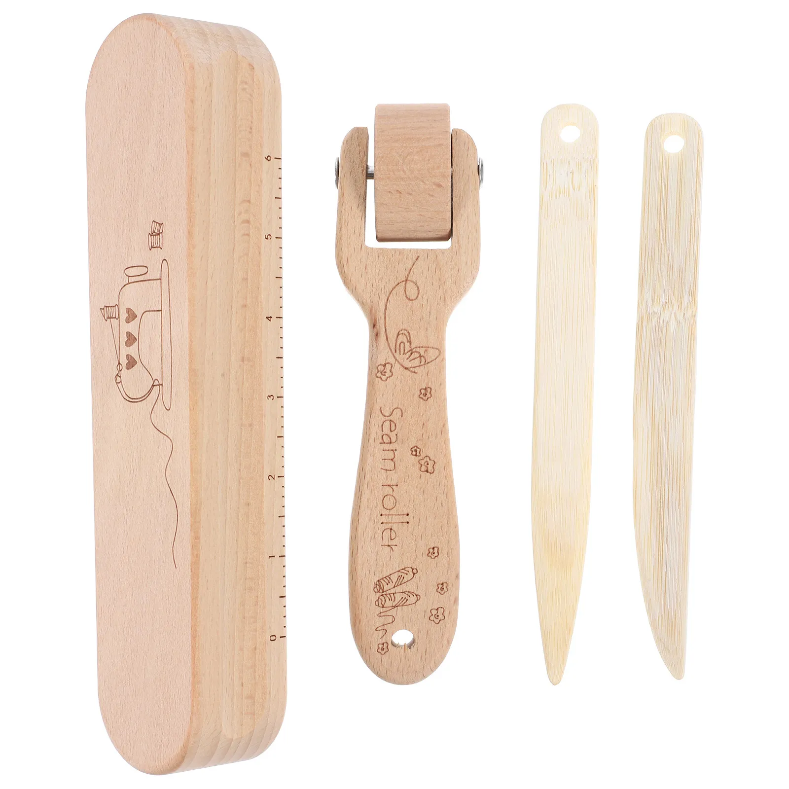 4Pcs Hardwood Tailor's Clapper Seam Roller Point Turner Pressing Set for Quilting Sewing Ironing Fabric Smoothing Beechwood Seam
4Pcs Hardwood Tailor's Clapper Seam Roller Point Turner Pressing Set for Quilting Sewing Ironing Fabric Smoothing Beechwood Seam