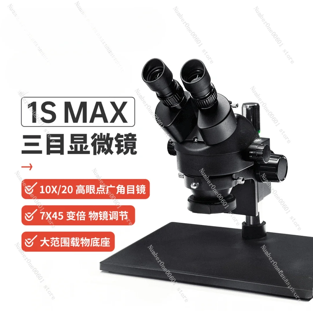 Large Base 7-45 Times Triple Eye Microscope
Large Base 7-45 Times Triple Eye Microscope