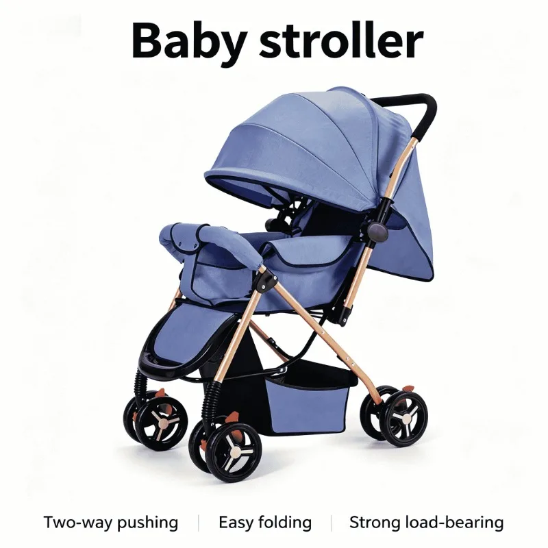 Portable Travel Baby Stroller Reversible & Foldable Lightweight Design High Seat for Newborns & Toddlers One-Handed Folding
Portable Travel Baby Stroller Reversible & Foldable Lightweight Design High Seat for Newborns & Toddlers One-Handed Folding