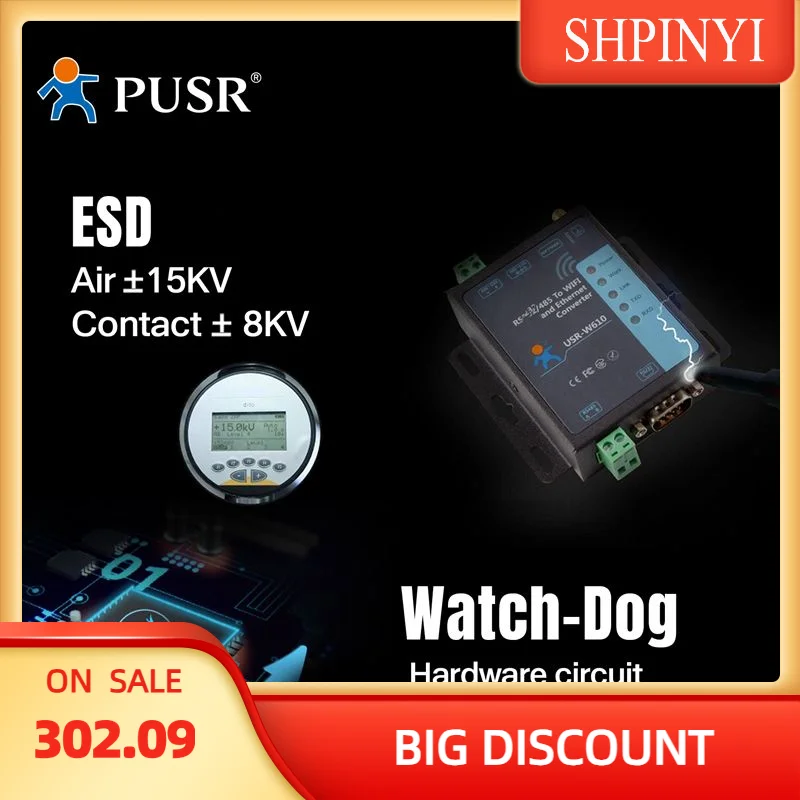 USR-W610 Преобразователь последовательного порта в беспроводной последовательный сервер WIFI Сетевой интерфейс RS485/RS232/RJ45 Преобразователи Rs232 в WiFi
USR-W610 Преобразователь последовательного порта в беспроводной последовательный сервер WIFI Сетевой интерфейс RS485/RS232/RJ45 Преобразователи Rs232 в WiFi