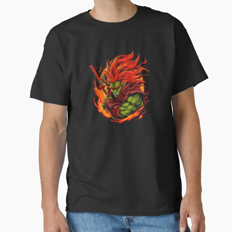samurai blanka 80s Retro Arcade video game Street fighter GYM Martial art gift T-shirt for men Large size Tops S-6XL clothing
samurai blanka 80s Retro Arcade video game Street fighter GYM Martial art gift T-shirt for men Large size Tops S-6XL clothing