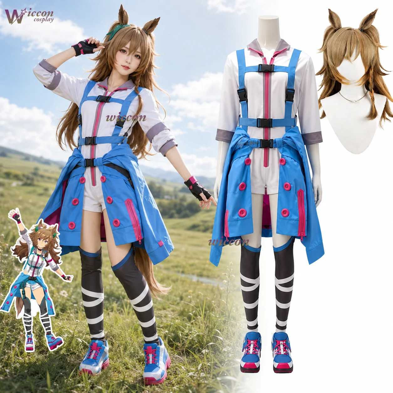 Uma Musume Pretty Derby Blast Onepiece Decisive Battle Cosplay Costume Women's Full Set Custom Size Halloween Roleplay
Uma Musume Pretty Derby Blast Onepiece Decisive Battle Cosplay Costume Women's Full Set Custom Size Halloween Roleplay