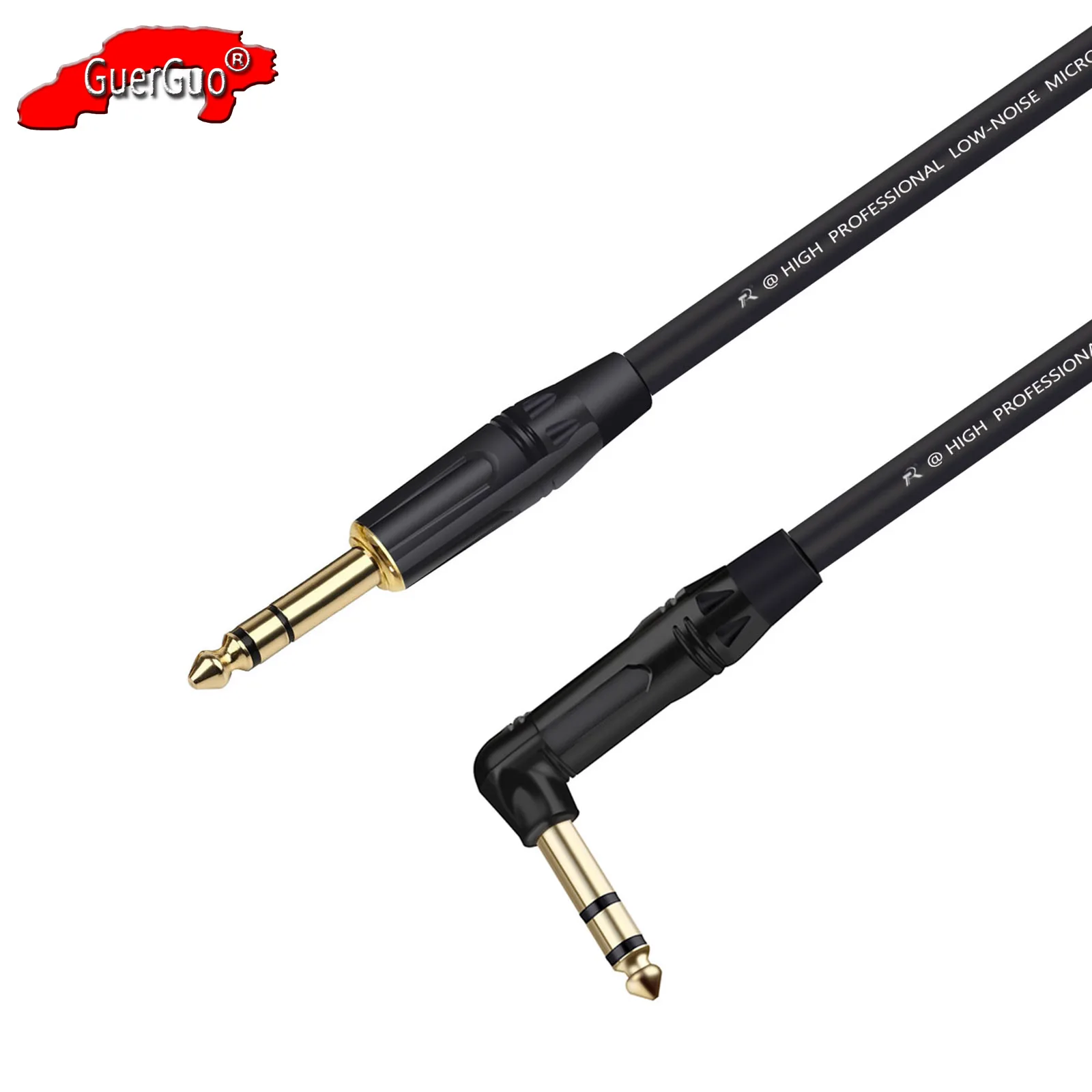 1/4 inch TRS Cable,Straight to Right Angle 6.35mm Male to Male Stereo Audio Extension Cord for Guitar,Amplifier,Mixer,Microphone
1/4 inch TRS Cable,Straight to Right Angle 6.35mm Male to Male Stereo Audio Extension Cord for Guitar,Amplifier,Mixer,Microphone