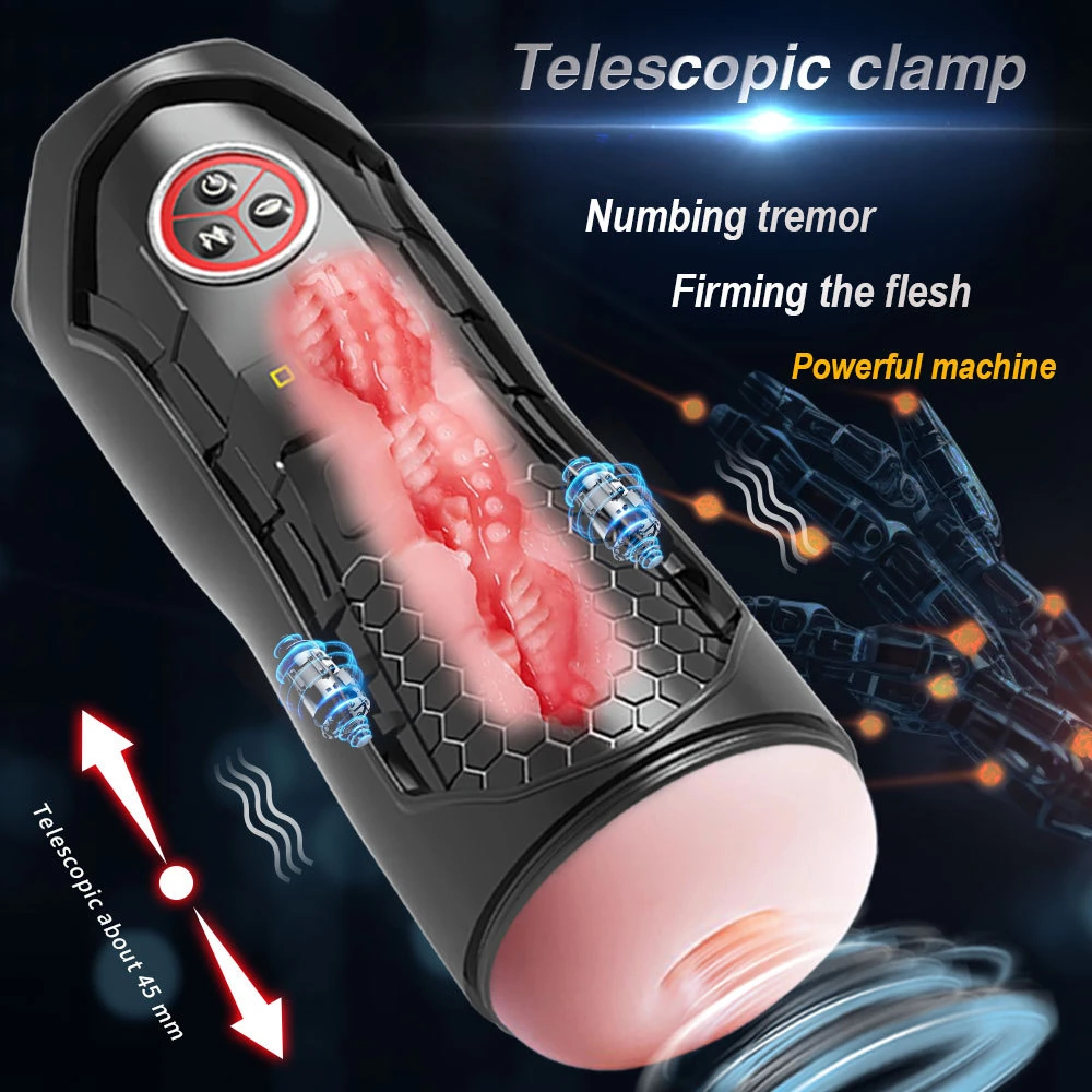 Male Masturbation Device Penile Pump Male Sex Toy Equipped With 5 Thrust Rotating Vibration Sucking And Licking Adult Sex Toys
Male Masturbation Device Penile Pump Male Sex Toy Equipped With 5 Thrust Rotating Vibration Sucking And Licking Adult Sex Toys