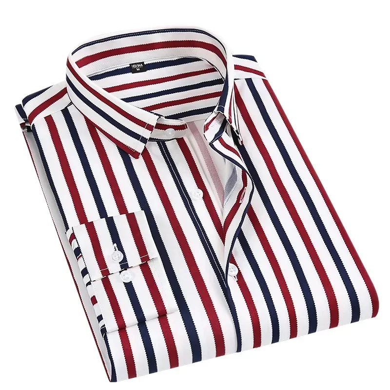 Business Dress Shirt Men's Long-sleeve Autumn Spring Fashion Striped Printed Casual Formal White Work Simple Basic Shirts
Business Dress Shirt Men's Long-sleeve Autumn Spring Fashion Striped Printed Casual Formal White Work Simple Basic Shirts
