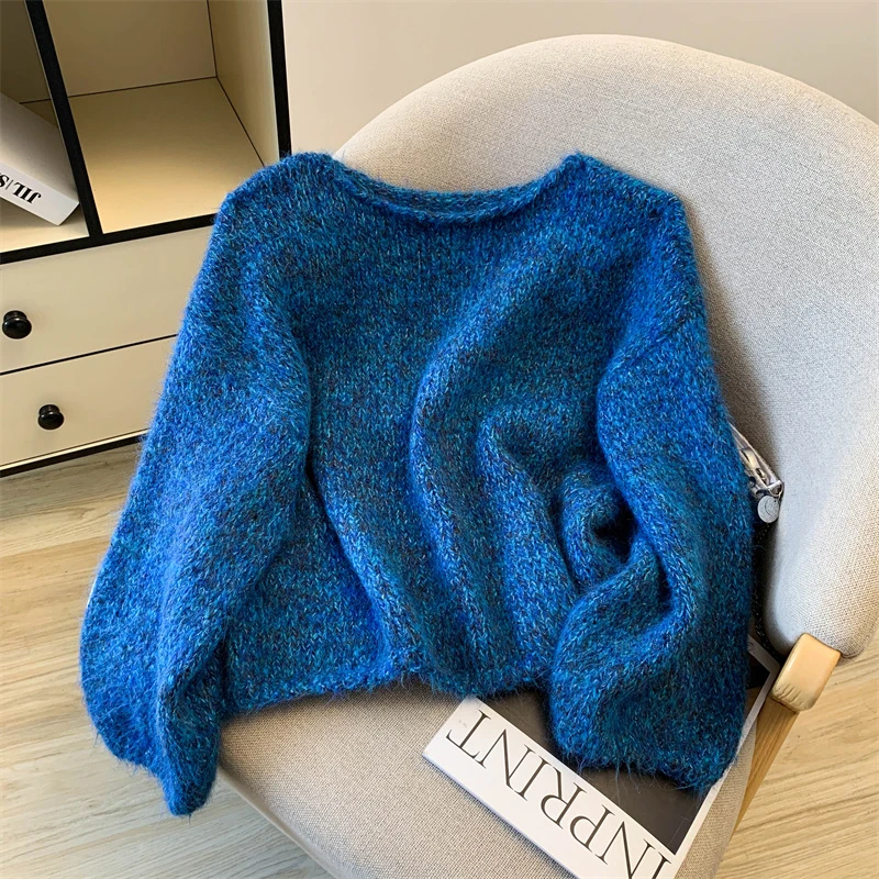 Streetwear Cropped Sweater Women Fashion Pink Long Sleeve Knitted Pullovers Korean O Neck Knitwears Winter Casual Jumpers New
Streetwear Cropped Sweater Women Fashion Pink Long Sleeve Knitted Pullovers Korean O Neck Knitwears Winter Casual Jumpers New