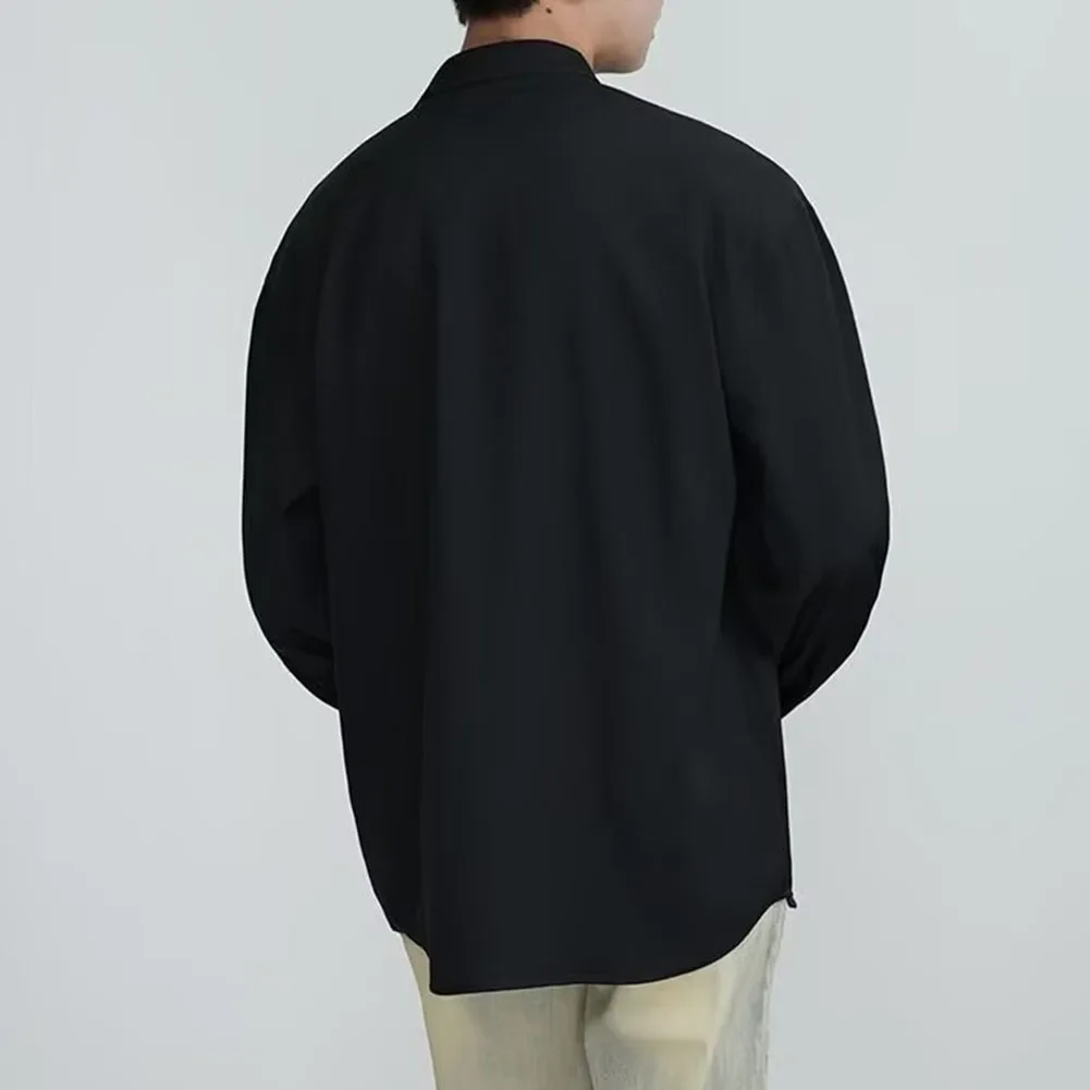 Casual Outing Everyday Wear L White Mens Casual Shirt Loose Fit Stand Collar Shirt Autumn Vacation Holiday Wear
Casual Outing Everyday Wear L White Mens Casual Shirt Loose Fit Stand Collar Shirt Autumn Vacation Holiday Wear