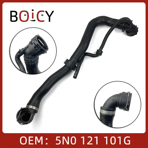 BOICY conjunto de tubo de refrigeración de manguera de refrigerante de radiador de motor 1,8 2,0 para VW Tiguan 2008 - 2019 5N0121101G 5N0 121 101G