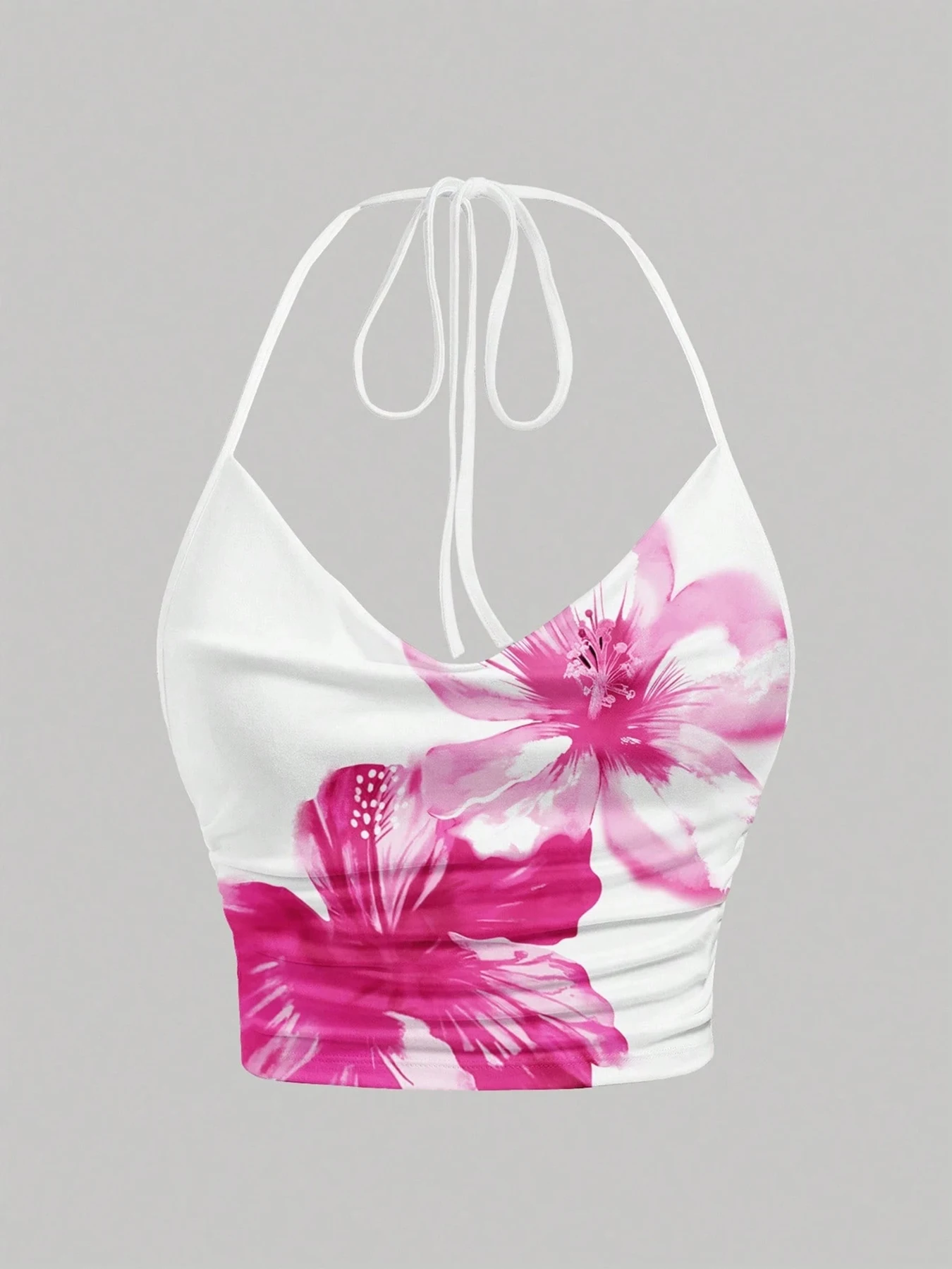Summer Sexy Personality Hanging Neck Flower Backless Versatile Vest Women's Top
Summer Sexy Personality Hanging Neck Flower Backless Versatile Vest Women's Top