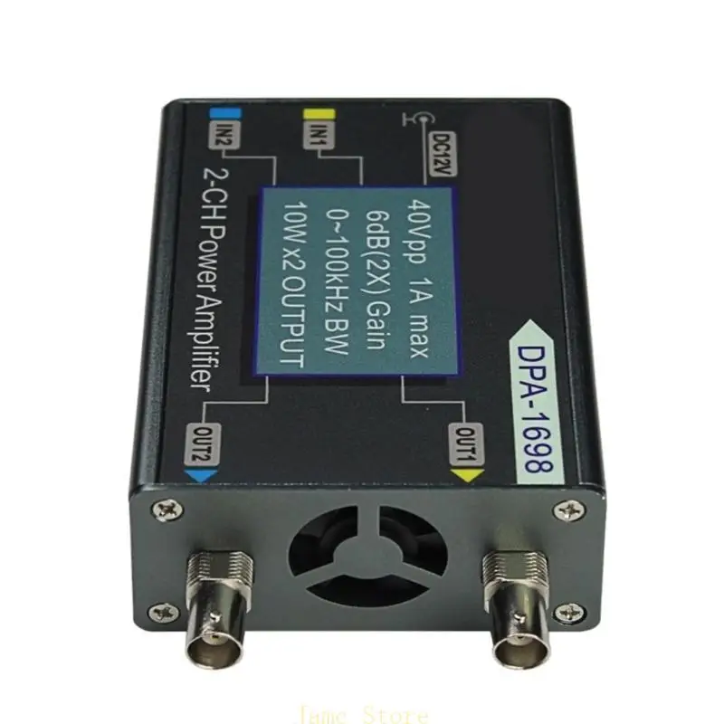 LX0B DPA-1698 High Powered Power Amplifier 2.0Channel Bandwidth 100KHz DDS Function
LX0B DPA-1698 High Powered Power Amplifier 2.0Channel Bandwidth 100KHz DDS Function