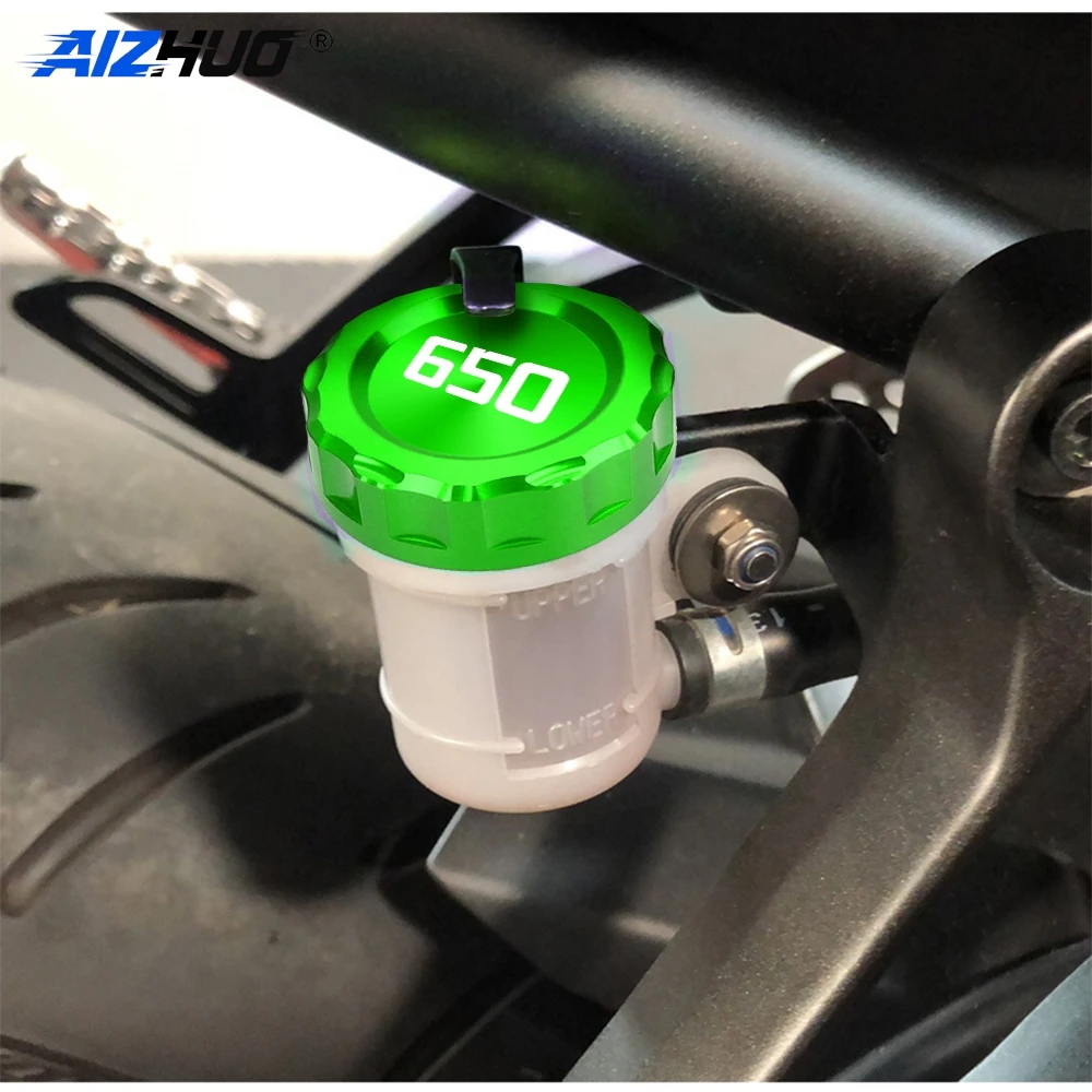 For Kawasaki Ninja 250 300 400 650 1000SX H2 Motorcycle Rear Brake Fluid Protection Cap Ninja 650 300 250 Aluminum Accessories
For Kawasaki Ninja 250 300 400 650 1000SX H2 Motorcycle Rear Brake Fluid Protection Cap Ninja 650 300 250 Aluminum Accessories