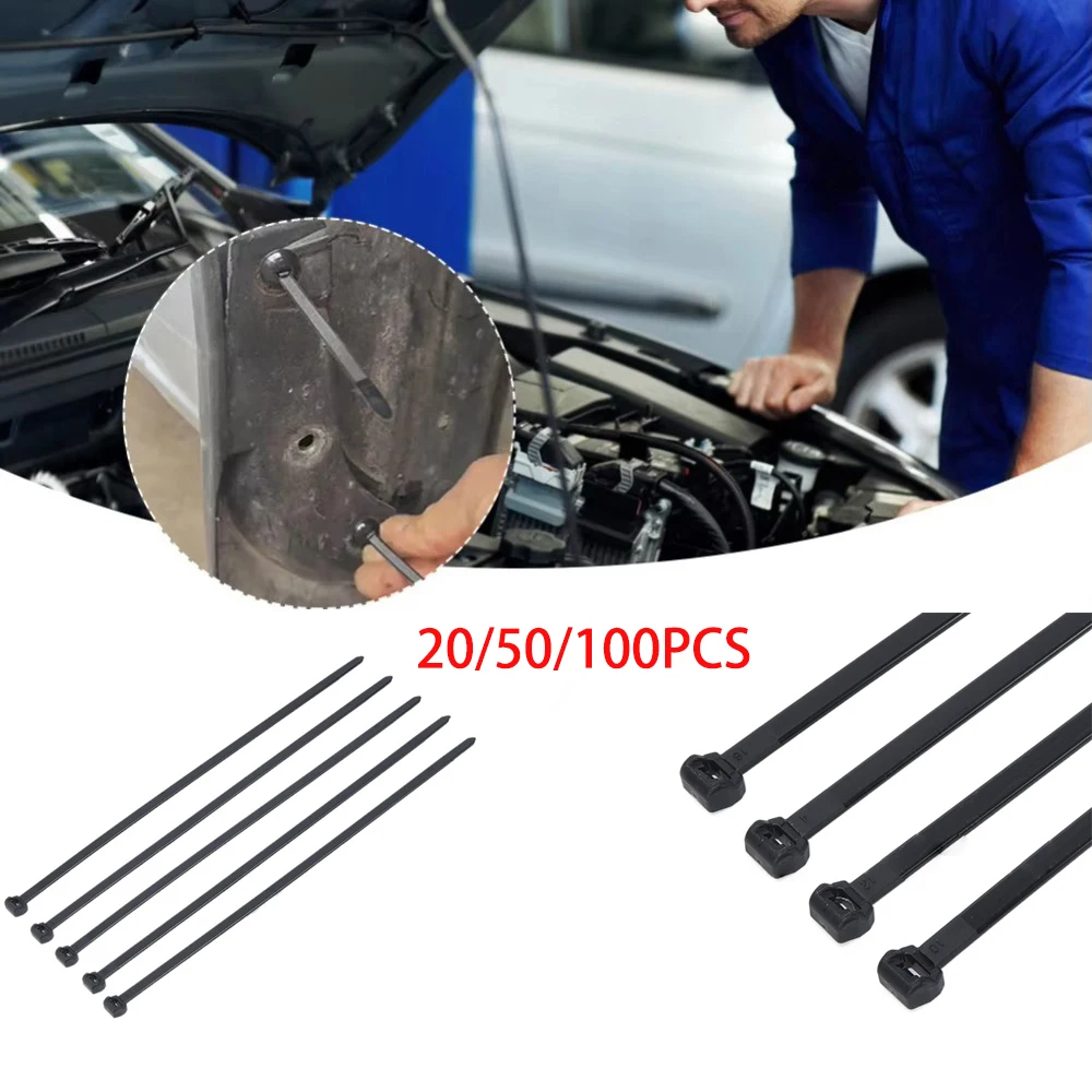20/50/100Pcs Nylon Cable Tie Buckle Practical 200*4.8mm Heavy Duty Nylon Zip Ties Universal Reusable Fastening Rings
20/50/100Pcs Nylon Cable Tie Buckle Practical 200*4.8mm Heavy Duty Nylon Zip Ties Universal Reusable Fastening Rings