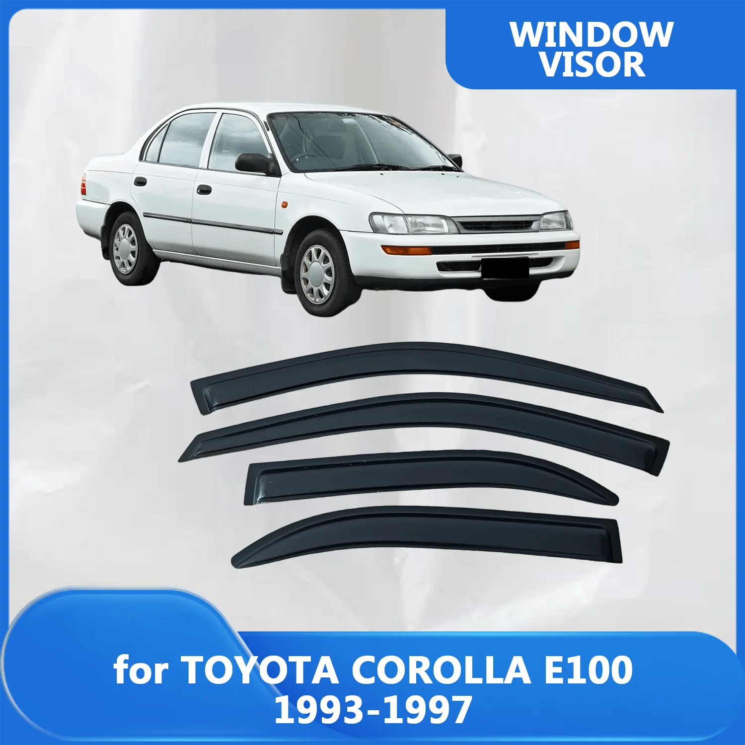 Window Visor for TOYOTA COROLLA E100 1993 1994 1995 1996 1997 Wind Deflectors Rain Guards Door Visor Vent
Window Visor for TOYOTA COROLLA E100 1993 1994 1995 1996 1997 Wind Deflectors Rain Guards Door Visor Vent