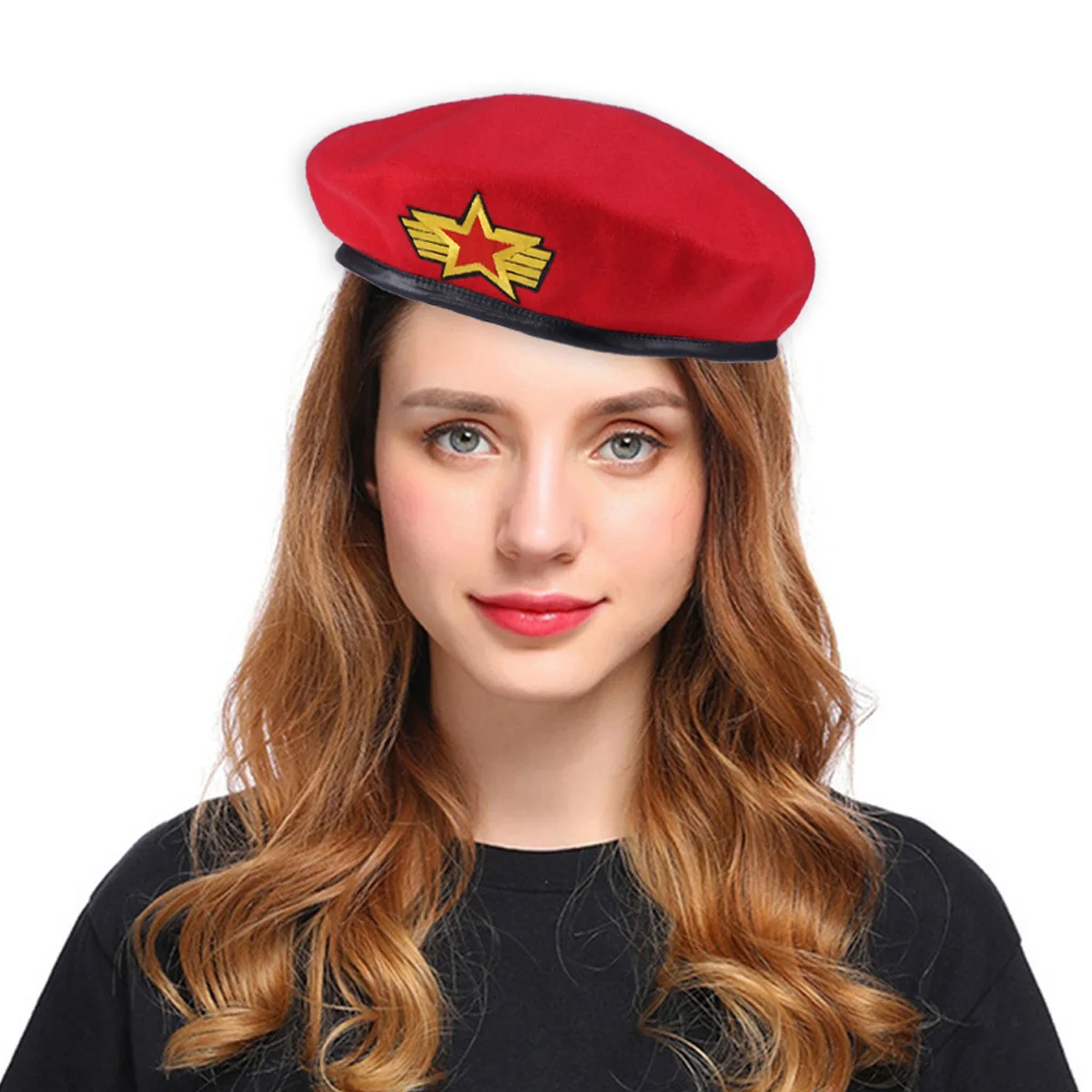 Show Woolen Beret Adjustable Retro Metal Badge Sailor Cap For Woolen Beret Performance Dance Hat Headwear
Show Woolen Beret Adjustable Retro Metal Badge Sailor Cap For Woolen Beret Performance Dance Hat Headwear