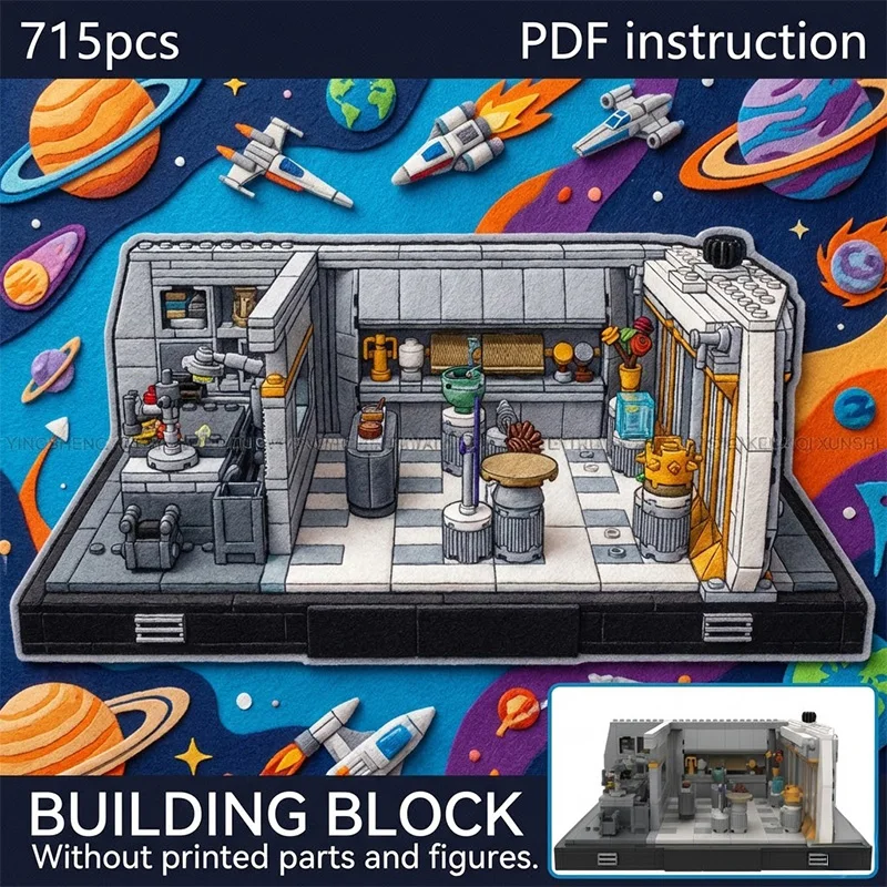 Building Bricks Toy DIY Star movie Galaxy Spaceship Room Scene Construction Set
Building Bricks Toy DIY Star movie Galaxy Spaceship Room Scene Construction Set