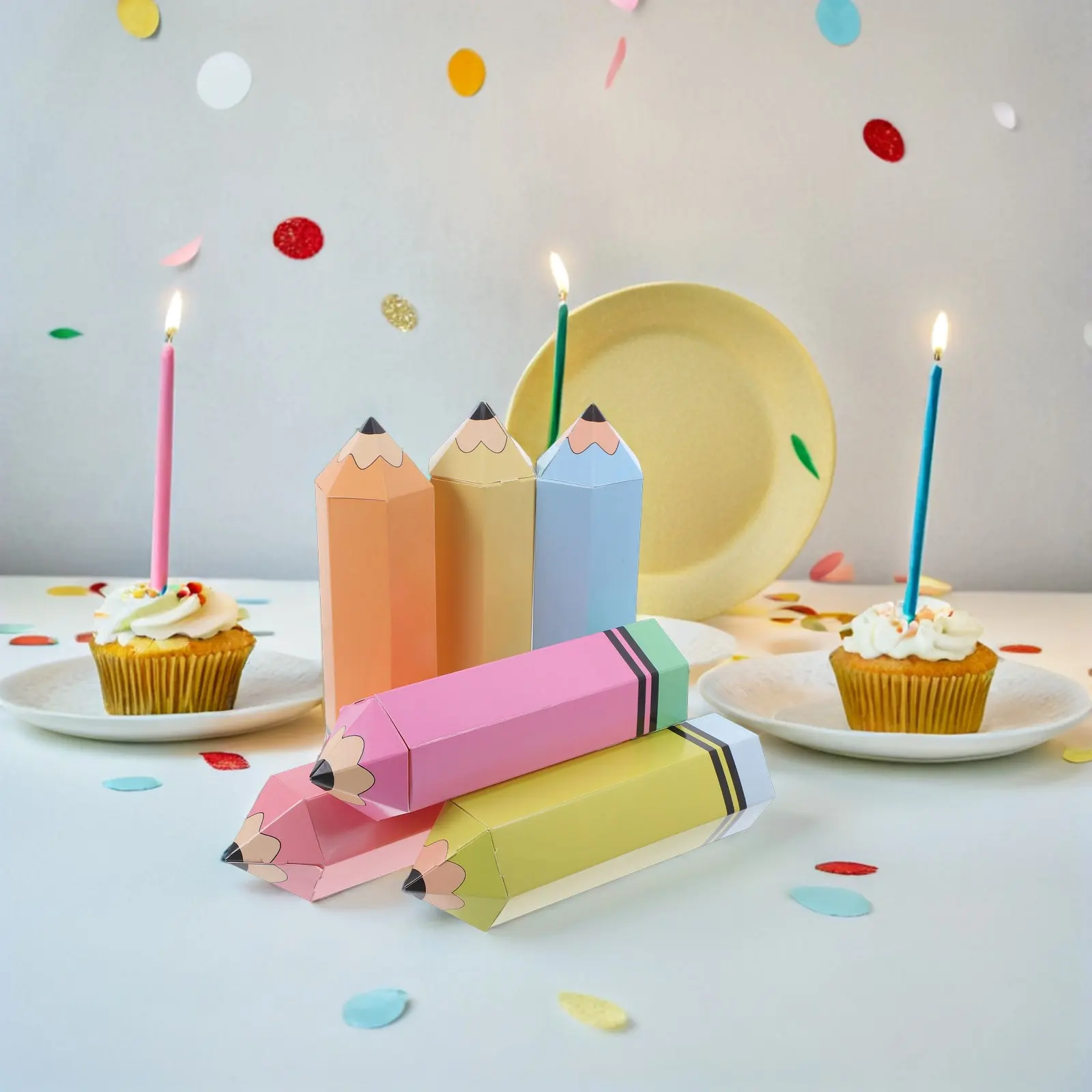 12Sets Pencil Favor Boxes Pencil Candy Boxes Back to School Party Treat Box Classroom Supplies First Day Candy Box Paper
12Sets Pencil Favor Boxes Pencil Candy Boxes Back to School Party Treat Box Classroom Supplies First Day Candy Box Paper