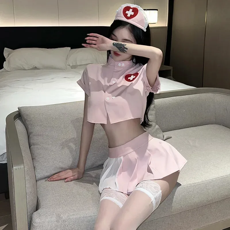 Sexy Lingerie Japanese Cosplay Nurse Costume Women Sexi Lingeri Passion Nurse Uniform Role Play Game Erotic Nightclub Costum
Sexy Lingerie Japanese Cosplay Nurse Costume Women Sexi Lingeri Passion Nurse Uniform Role Play Game Erotic Nightclub Costum