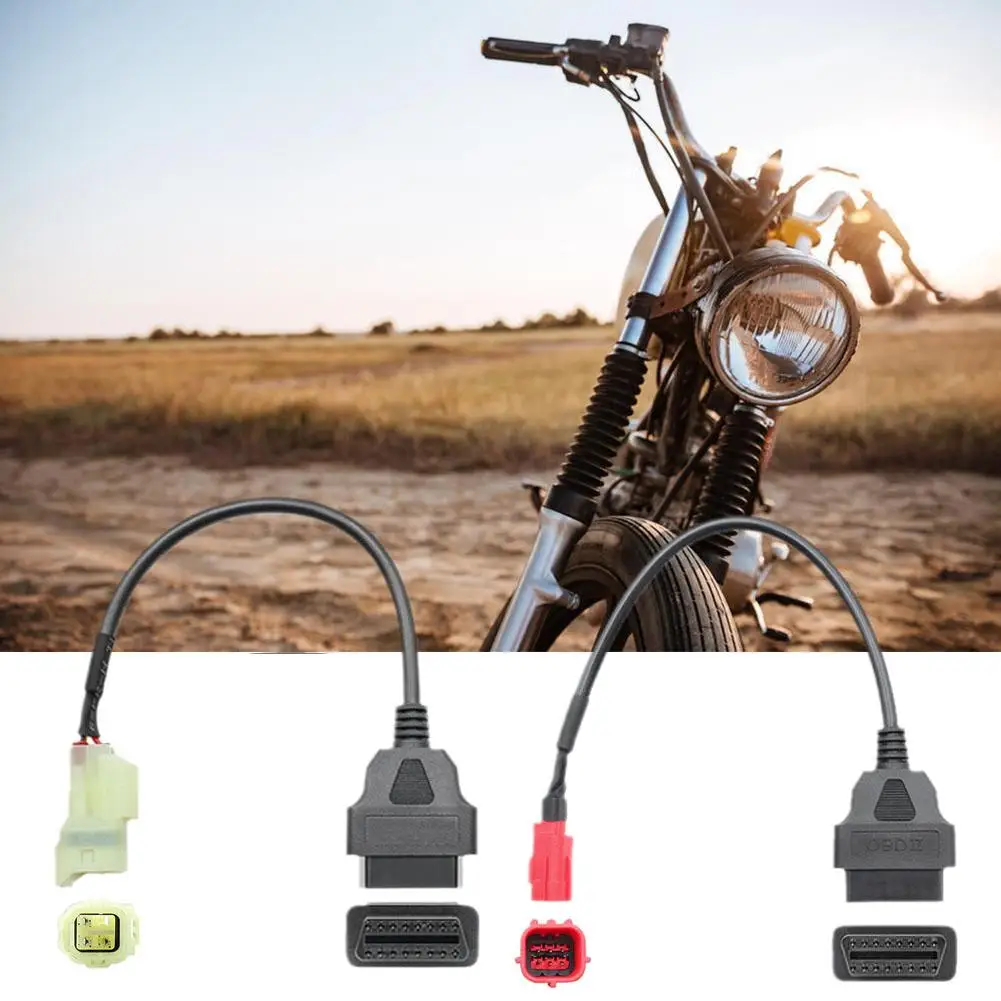 4-pin 6-pin To 16 Pin OBD2 Connector Adapter Cables For Honda Motorcycles For Honda 4Pin Motorcycle Adapter O4H0
4-pin 6-pin To 16 Pin OBD2 Connector Adapter Cables For Honda Motorcycles For Honda 4Pin Motorcycle Adapter O4H0