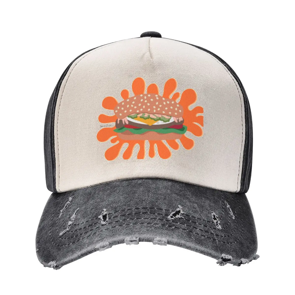 Burger with Ed Sauce Baseball Cap Rugby Sunscreen Sports Cap Visor Mens Caps Women's
Burger with Ed Sauce Baseball Cap Rugby Sunscreen Sports Cap Visor Mens Caps Women's
