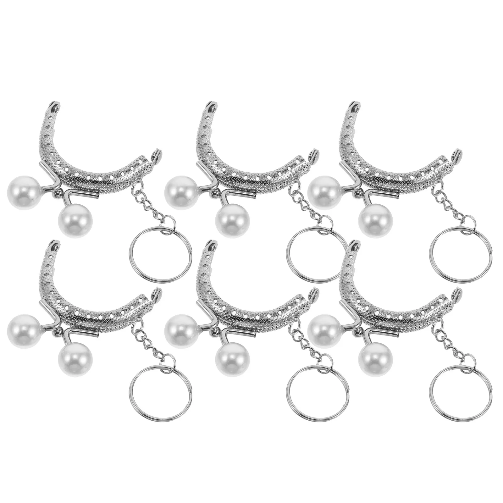 6Pcs Pearl Bag Clasp Accessories Metal Purse Frame Vintage Kiss Lock Clasp for DIY Coin Purses Handmade Wallets Craft Projects
6Pcs Pearl Bag Clasp Accessories Metal Purse Frame Vintage Kiss Lock Clasp for DIY Coin Purses Handmade Wallets Craft Projects
