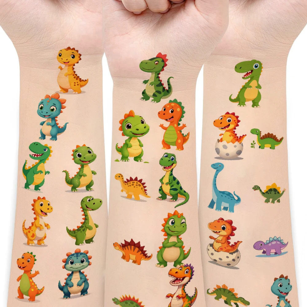 54 шт., временные татуировки, наклейки с динозаврами, мультяшные красочные наклейки, временные татуировки, наклейки для девочек, руки, плечи 
54 шт., временные татуировки, наклейки с динозаврами, мультяшные красочные наклейки, временные татуировки, наклейки для девочек, руки, плечи