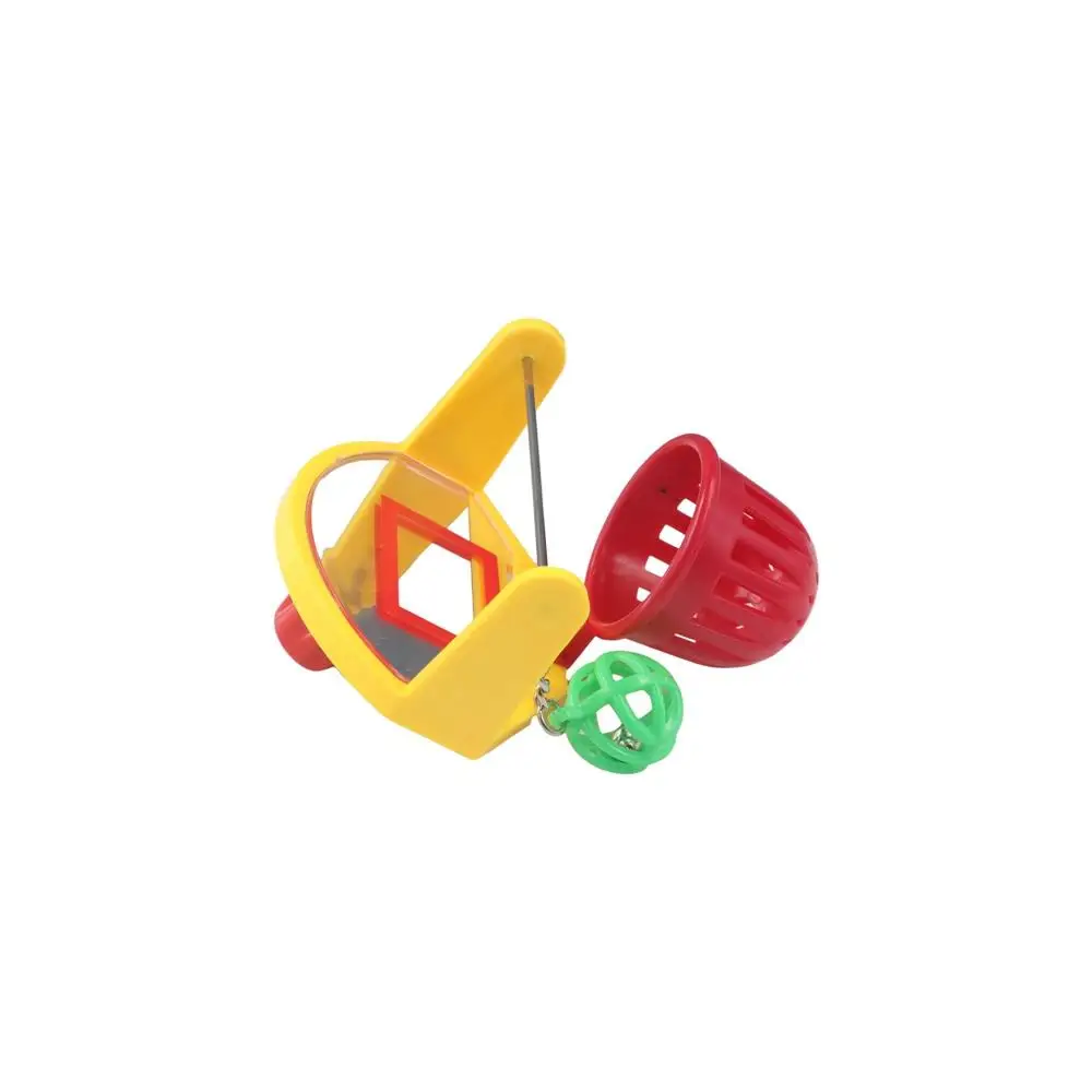 Portable Random Color Parrot Bell with Mirror Hanging Plastic Bird Cage Mirror with Bell Removable Parrot Basketball Canary
Portable Random Color Parrot Bell with Mirror Hanging Plastic Bird Cage Mirror with Bell Removable Parrot Basketball Canary