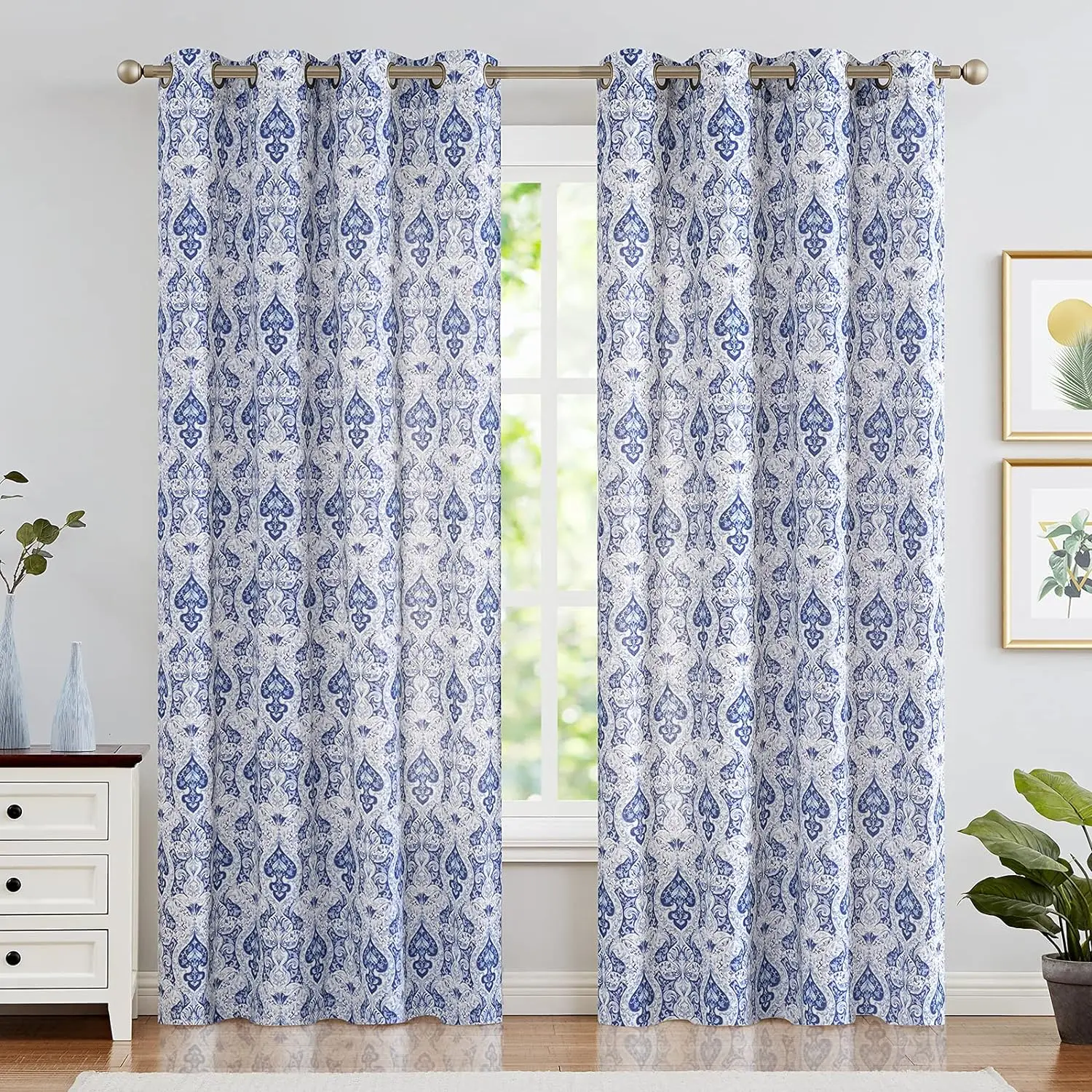 JINCHAN1 Panel Medallion Linen Curtains for Bedroom Flax Retro Print Linen Blend Damask Curtains
JINCHAN1 Panel Medallion Linen Curtains for Bedroom Flax Retro Print Linen Blend Damask Curtains