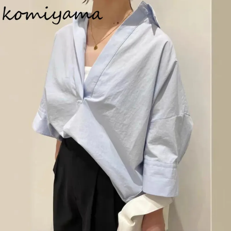 Loose Comfortable Shirts & Blouses Japan Style Women 2025 Blusas Spring Summer New Ropa Mujer Simple Camisas Fashion Ins Blusa
Loose Comfortable Shirts & Blouses Japan Style Women 2025 Blusas Spring Summer New Ropa Mujer Simple Camisas Fashion Ins Blusa