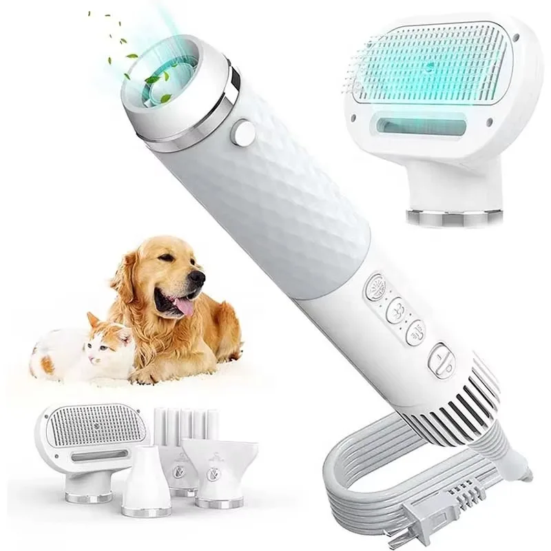 Pet Dryer for Dog Portable Handheld Pet Grooming Hair Dryer with Smart Temperature Control High Velocity Pet Force Dryer
Pet Dryer for Dog Portable Handheld Pet Grooming Hair Dryer with Smart Temperature Control High Velocity Pet Force Dryer