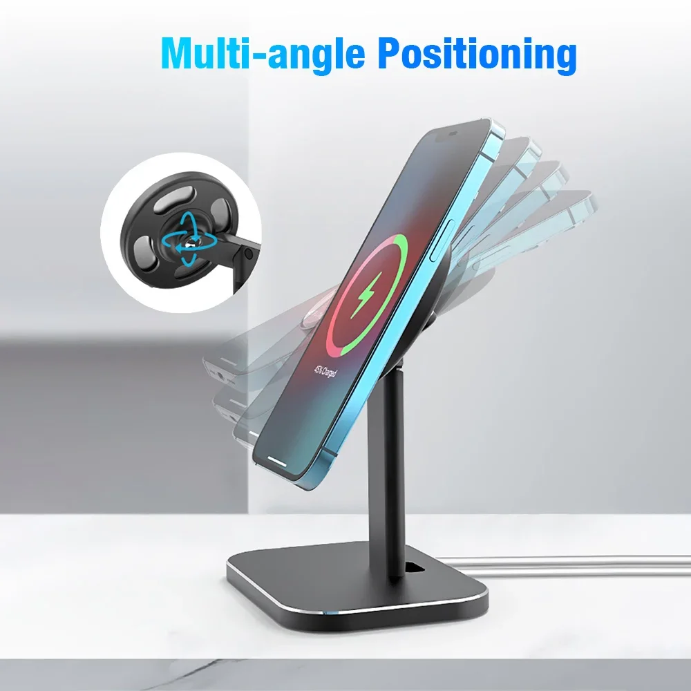 Aluminium Alloy Watch Phone Holder Stand Bracket for Magsafe Charger Apple Watch Adjustable for iWatch iPhone 13 12 Pro Max Mini
Aluminium Alloy Watch Phone Holder Stand Bracket for Magsafe Charger Apple Watch Adjustable for iWatch iPhone 13 12 Pro Max Mini