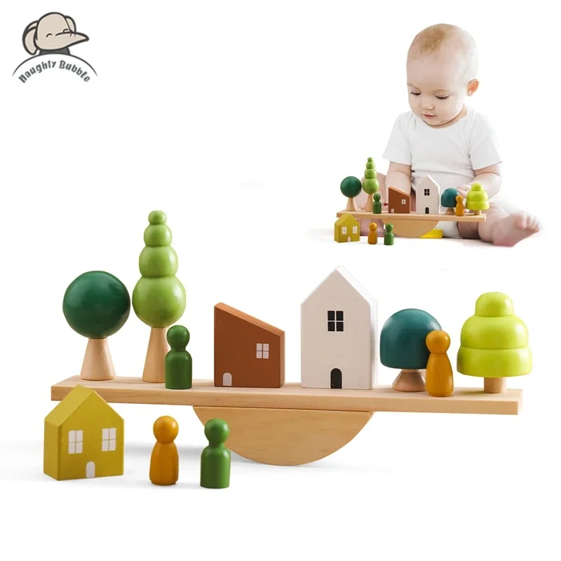 Montessori Sensory Toys Stacking Toys For Baby Forest Houses Replica Wooden Forest Blocks Early Childhood Education Game Gift
Montessori Sensory Toys Stacking Toys For Baby Forest Houses Replica Wooden Forest Blocks Early Childhood Education Game Gift